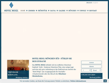 Tablet Screenshot of hotelheigl.de